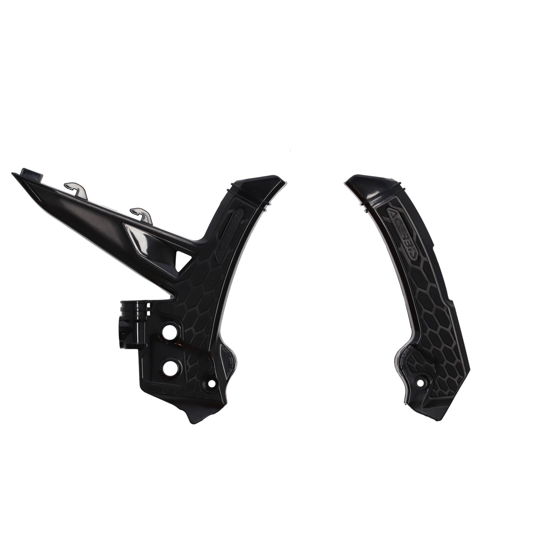 Acerbis X-Grip Frame Protector Guards Black For Gas Gas EC 450 F 2024-2025
